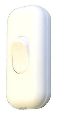 05293 - 3 Core Inline Switch Mini White 2A