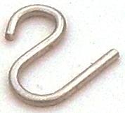 05464 Steel 'S' Hook Small 30mm Length