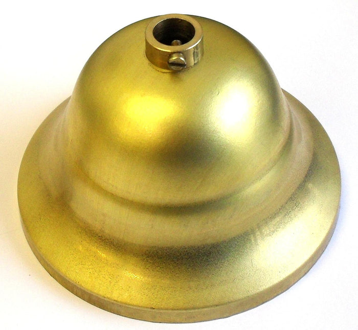 05503 Plain Brass Ceiling Cup with Securing Screw Height 58mm Ø90mm