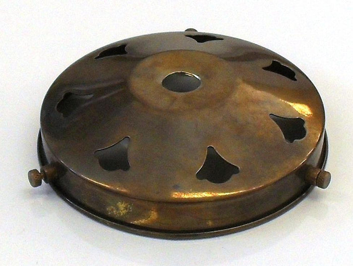 05658 4¼" Antique Brass Gallery 10mm hole