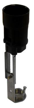 05834 - SES Candle Lampholder on Adjustable Stand 80-100mm Screw terminal