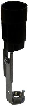 05835 - SES Candle Lampholder on Adjustable Stand 100-120mm Screw terminal