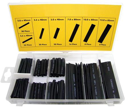 05931 - Heat Shrink Black 127pc Assortment