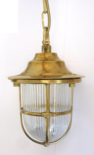 09130 Solid Brass Pendant Lantern 160mm x 230mm - Lampfix - Sparks Warehouse