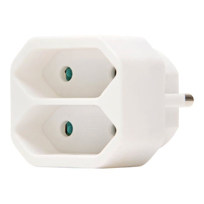 Bailey 142013 Kopp 174102001 Adapter 2xEuro Arctic White (Pack of 20)