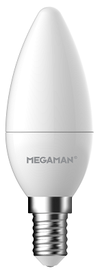 Megaman 2.9W Candle E14 2700K 250lm - 143300E