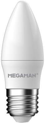 Megaman 4.9W Candle E27 2700K 470lm - 143310E