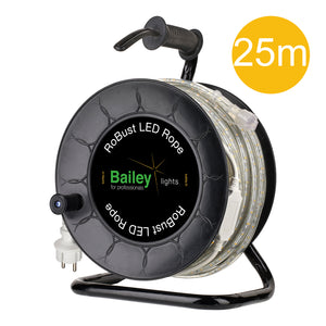 Bailey 145829 RoBust LED Rope HO 25M 9W/m 760lm/m 4000K IP65 on Reel