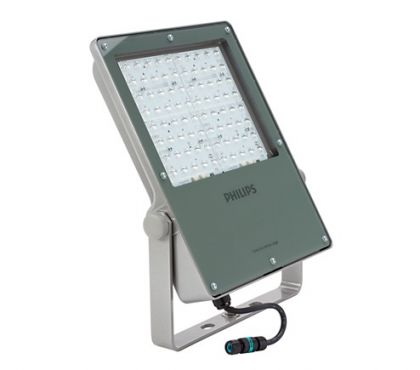 Philips BVP130 LED260-4S/740 S - LED Floodlight Coreline BVP130 Grey 243W 26000lm 25x69D - 840 Cool White | IP66 - Symmetrical