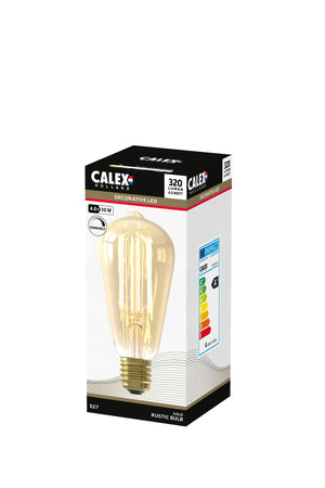 Calex 425414 - Filament LED Dimmable Rustic Lamps 240V 4.0W