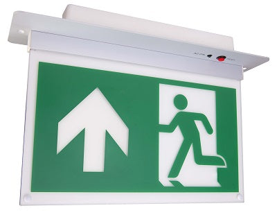 Megaman Recessed Double Sided Pictogram Exit Sign 6500K 3W - 710978