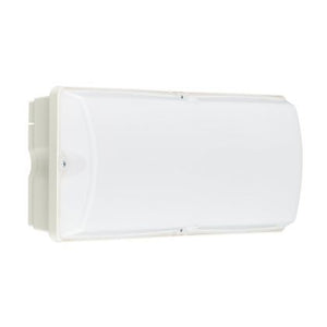 Philips WL055V LED6S/830 PSU WH - LED Bulkhead Ledinaire WL055V White 8W 600lm - 830 Warm White | 374x150mm - IP65