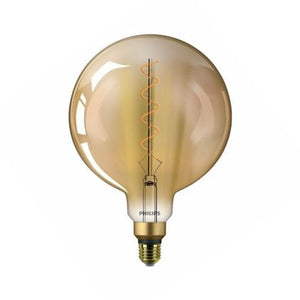 Philips CLA LEDBulb ND 5-25W E27 2000K G200 GOLD - Classic LEDglobe E27 200mm Filament Gold 5W 300lm - 820 Extra Warm White | Replaces 25W