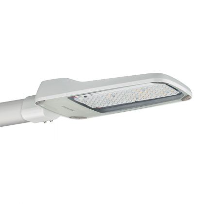 Philips BRP102 LED55/740 DM 42-60A - LED Streetlight Coreline BRP102 Grey 39W 4600lm 80D - 740 Cool White | IP65 - Symmetrical