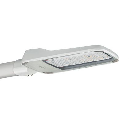 Philips BRP102 LED75/740 DM 42-60A - LED Streetlight Coreline BRP102 Grey 56.5W 7500lm 80D - 740 Cool White | IP65 - Asymmetrical