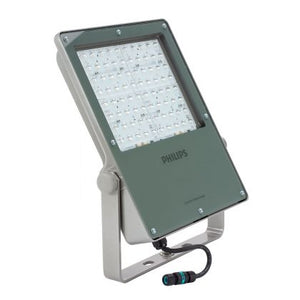 Philips BVP130 LED160-4S/740 S - LED Floodlight Coreline BVP130 Grey 126W 16000lm 70x21D - 740 Cool White | IP66 - Asymmetrical