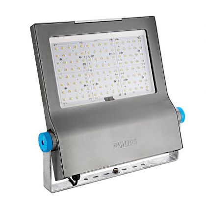 Philips BVP650 LED420-4S/740 S ALU PSU - LED Floodlight ClearFlood BVP650 Grey 286W 37270lm 70x21D - 740 Cool White | IP66 - Asymmetrical