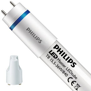 Philips LEDtube T8 MASTER (EM Mains) Ultra Output 14.7W 2500lm - 840 Cool White | 120cm - Replaces 36W