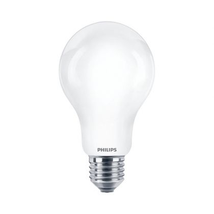 Philips Classic LEDbulb E27 Pear Frosted 17.5W 2452lm - 827 Extra Warm White | Replaces 150W - DISCONTINUED