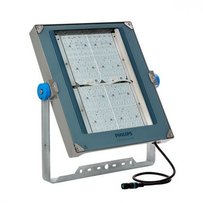 Philips BVP140 LED480-4S 41K3/740 PSU S - LED Floodlight Coreline BVP140 Aluminium 295W 41280lm 73x26D - 740 Cool White | IP66 - Asymmetrical