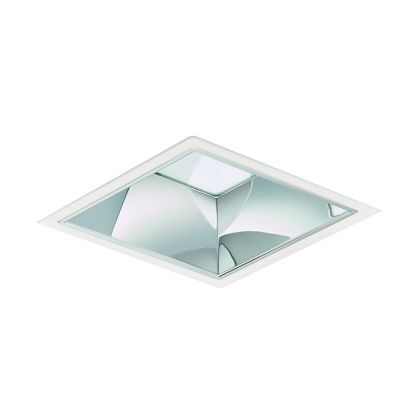 Philips DN572B LED20S/830 POE C WH - LED Downlight LuxSpace Squared DN572B 16.5W 2200lm 80D - 830 Warm White | 214mm - Dimmable - Aluminium Reflector - Power Over Ethernet