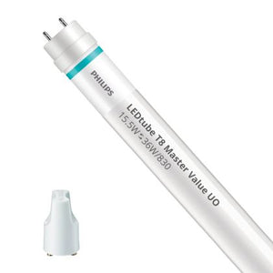 Philips MAS LEDtube VLE 1200mm UO 15.5W 830 T8 - LED Tube T8 MASTER Value (EM/Mains) Ultra Output 15.5W 2300lm - 830 Warm White | 120cm - Replaces 36W