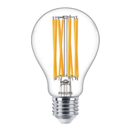 Philips CorePro LEDBulbND 150W E27 A67 840 CL G - Corepro LEDbulb E27 Pear Clear 17W 2452lm - 840 Cool White | Replaces 150W