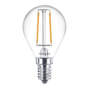 Philips CorePro LEDLusterND2.2-25W E14 840P45CLG - Corepro LEDluster E14 Ball Filament Clear 2.2W 250lm - 840 Cool White | Replaces 25W