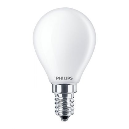 Philips CorePro LEDLusterND6.5-60W P45 E14827FRG - Corepro LEDluster E14 Ball Frosted 6.5W 806lm - 827 Extra Warm White | Replaces 60W