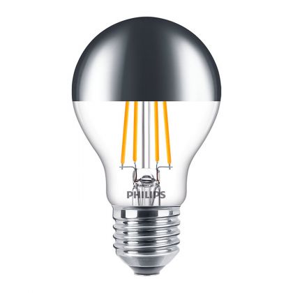 Philips MAS VLE LEDBulbD7.2-50W E27 A60 927 CM G - MASTER Value LEDbulb E27 Pear Mirror 7.2W 650lm – 827 Extra Warm White | Best Colour Rendering - Dimmable - Replaces 60W