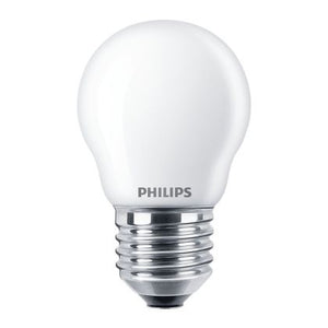 Philips MAS LEDLusterDT3.5-40W E27 927 P45FR G - MASTER LED E27 Ball Frosted 3.5W 470lm - 922-927 Dim To Warm | Best Colour Rendering - Dimmable - Replaces 40W