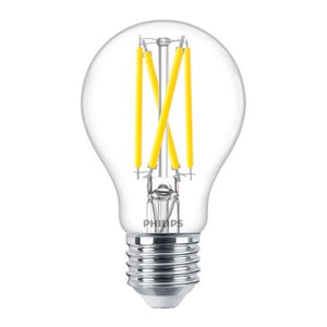 Philips MAS LEDBulbDT5.9-60W E27 927A60CL G - MASTER LED E27 Pear Filament Clear 5.9W 806lm - 922-927 Dim To Warm | Best Colour Rendering - Dimmable - Replaces 60W