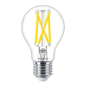 Philips MAS LEDBulb DT7.2-75W E27 927A60CL G - MASTER LED E27 Pear Filament Clear 7.2W 1055lm - 922-927 Dim To Warm | Best Colour Rendering - Dimmable - Replaces 75W