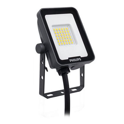 Philips LED Floodlight Ledinaire BVP164 Grey 30W 3300lm 110D - 830 Warm White | IP65 Symmetrical