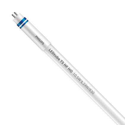 Philips MAS LEDtube HF 600mm HO 10.5W 830 T5 - LED Tube T5 MASTER Instantfit Electronic (HF) High Output 10.5W 1500lm - 830 Warm White | 55cm - Dimmable - Replaces 24W