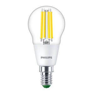 Philips MAS LEDLusterND2.3-40W E14 840 P45CL GUE - MASTER LEDcandle Ultra Efficient E14 Pear Clear 2.3W 485lm - 840 Cool White | Replaces 40W