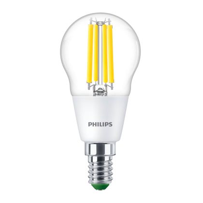 Philips MAS LEDLusterND2.3-40W E14 840 P45CL GUE - MASTER LEDcandle Ultra Efficient E14 Pear Clear 2.3W 485lm - 840 Cool White | Replaces 40W