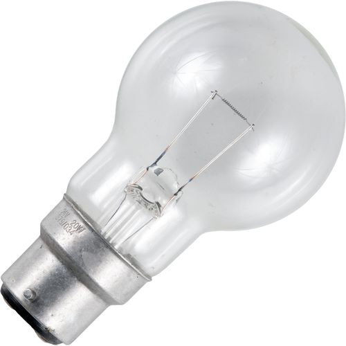 Schiefer Ba22d G50x90mm 24V 20W CC-6 1000h Clear 2500K Non-Dimmable - 652224020