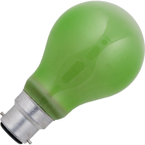 Schiefer Ba22d GLS A60x105mm 230V 60W 5-C9 1000h Green K Dimmable - 419951441