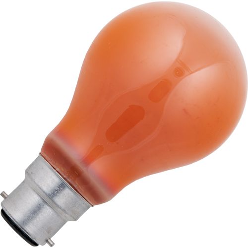 Schiefer Ba22d GLS A60x105mm 230V 60W 5-C9 1000h Orange K Dimmable - 419951439