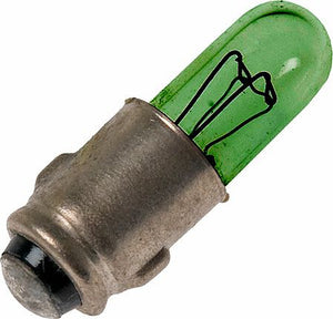 Schiefer T1 3/4 Ba5s 57x16mm 32V 33mA 106W C-2F 5000h Clear Green 2500K Dimmable - 050947003