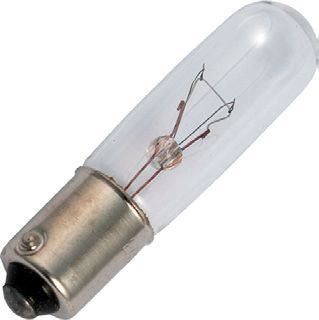 Schiefer Ba9s T10x40mm 24V 125mA 3W C-2F 1000h Clear 2500K Dimmable - 094039100