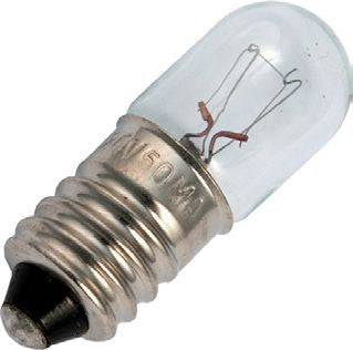 Schiefer E10 T10x28mm 24V 50mA 12W 2lm C-2F 2000h Clear 2500K Dimmable - 102838600