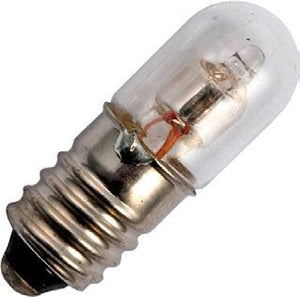 Schiefer E10 T9x23mm 110-130V Wire Ended 10000h Clear Red Neon Glass 2500K Non-Dimmable - 102396900