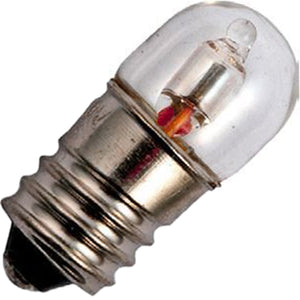 Schiefer E10 T9x23mm 220-240V Wire Ended 10000h Clear Red Neon Glass 2500K Non-Dimmable - 102397900