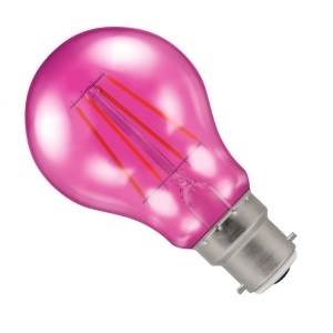 Crompton 13711 240v 4.5w BC LED Harlequin Pink