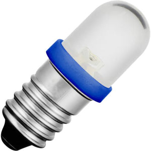 Schiefer E10 Single Led T85x28mm 12V 20mA AC/DC Water Clear Blue 20000h K Non-Dimmable - 102735706