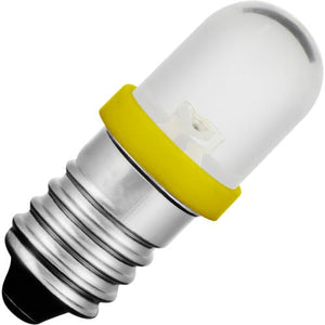 Schiefer E10 Single Led T85x28mm 24V 15mA AC/DC Water Clear Yellow 20000h K Non-Dimmable - 102736704