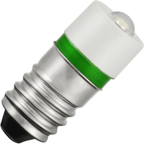 Schiefer E10 Starled T10x235mm 24/28V 20mA AC/DC Clear Green 25000h K Non-Dimmable - 102541503