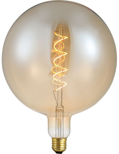 SPL LED E27 Filament XXL FleX G200x262mm 230V 250Lm 4W 2000K 920 360° AC Gold Dimmable 2000K Dimmable - LX023981205